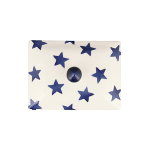 Emma Bridgewater Blue Star Small Butter Dish